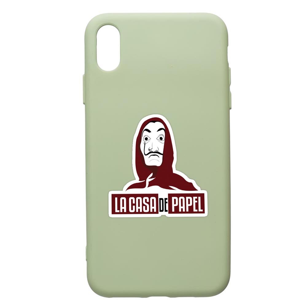 Husa de protectie Huawei Y6 2019, La Casa De Papel, silicon, cu interiorul din material textil, protectie camera, Beryl, PGR719