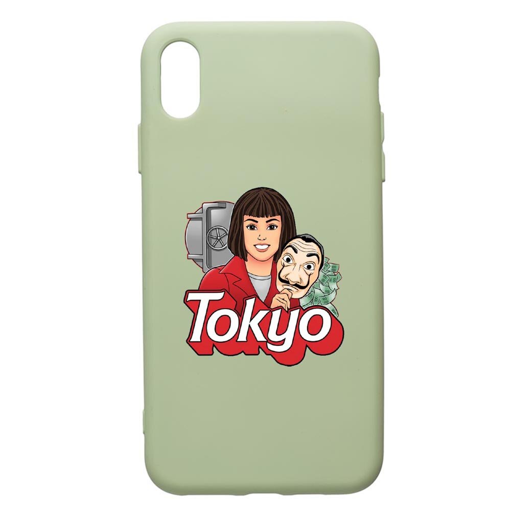 Husa de protectie Huawei Y5 2019, La Casa De Papel - Tokyo, silicon, cu interiorul din material textil, protectie camera, Beryl, PGR717