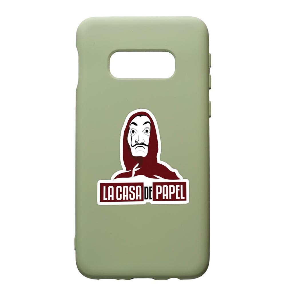 Husa de protectie Samsung Galaxy S10, La Casa De Papel, silicon, cu interiorul din material textil, protectie camera, Beryl, PGR719
