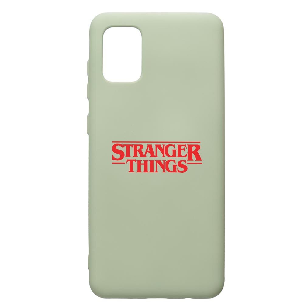 Husa de protectie Samsung Galaxy A41, Stranger Things, silicon, cu interiorul din material textil, protectie camera, Beryl, PGR721