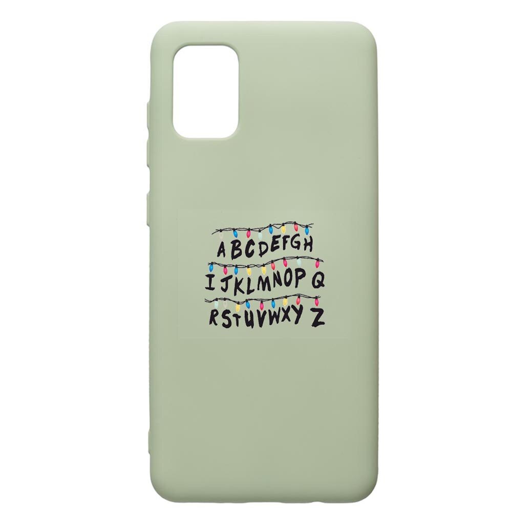 Husa de protectie Samsung Galaxy A41, Stranger Things, silicon, cu interiorul din material textil, protectie camera, Beryl, PGR720
