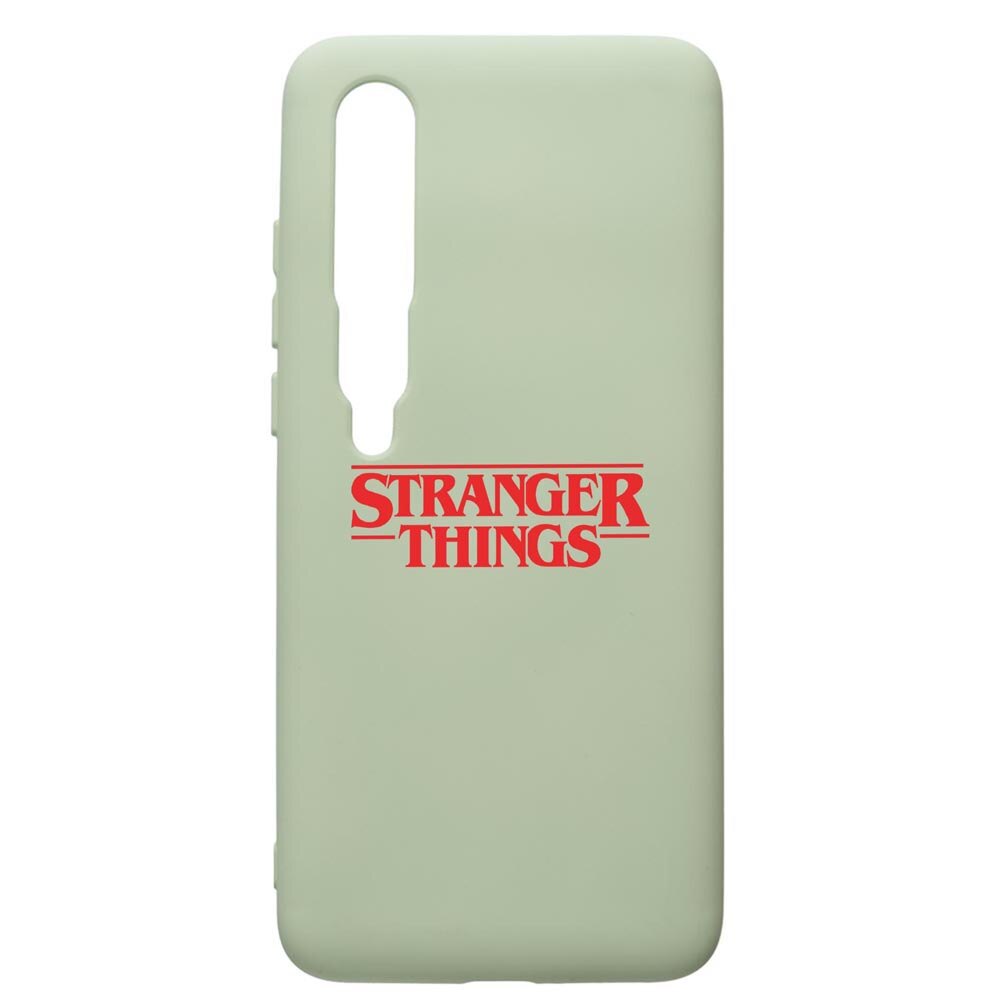 Husa de protectie Xiaomi Mi 10 / Mi 10 Pro, Stranger Things, silicon, cu interiorul din material textil, protectie camera, Beryl, PGR721