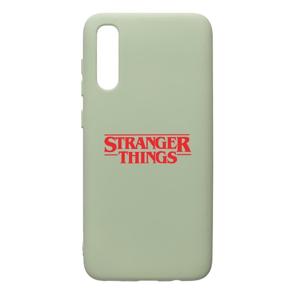 Husa de protectie Samsung Galaxy A70, Stranger Things, silicon, cu interiorul din material textil, protectie camera, Beryl, PGR721