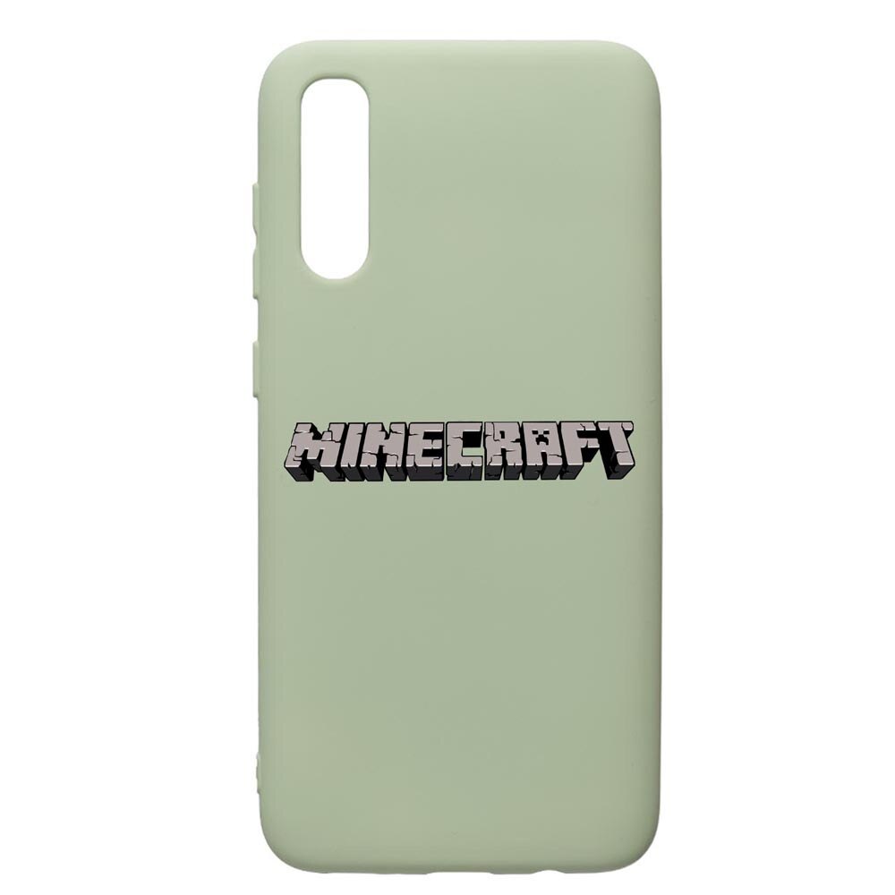 Husa de protectie Samsung Galaxy A70, Minecraft, silicon, cu interiorul din material textil, protectie camera, Beryl, PGR729