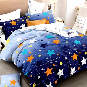 Set complet lenjerie de pat dublu + pilota + 2 perne, Cocolino PUCIOASA, 7 piese, 2 persoane, SETCO76 Set complet lenjerie de pat dublu + pilota + 2 perne, Cocolino PUCIOASA, 7 piese, 2 persoane, SETCO76