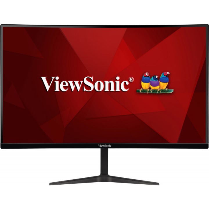 ViewSonic VX2718-2KPC-MHD gaming monitor 27", ívelt ,VA, QHD, 2560x1440, 1ms, DP - HDMI - 3.5 mm audio kimenet, 165Hz, Freesync Premium, fekete