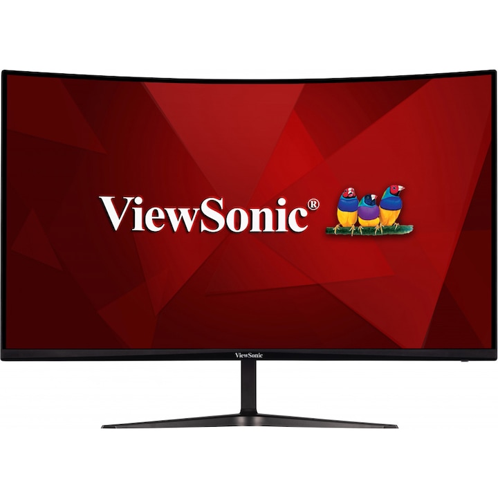 ViewSonic VX3218-PC-MHD gaming monitor, 32", ívelt, VA, FHD, 1920x1080, 1ms, DP - HDMI - 3.5 mm audio kimenet, 165Hz, Freesync Premium, fekete