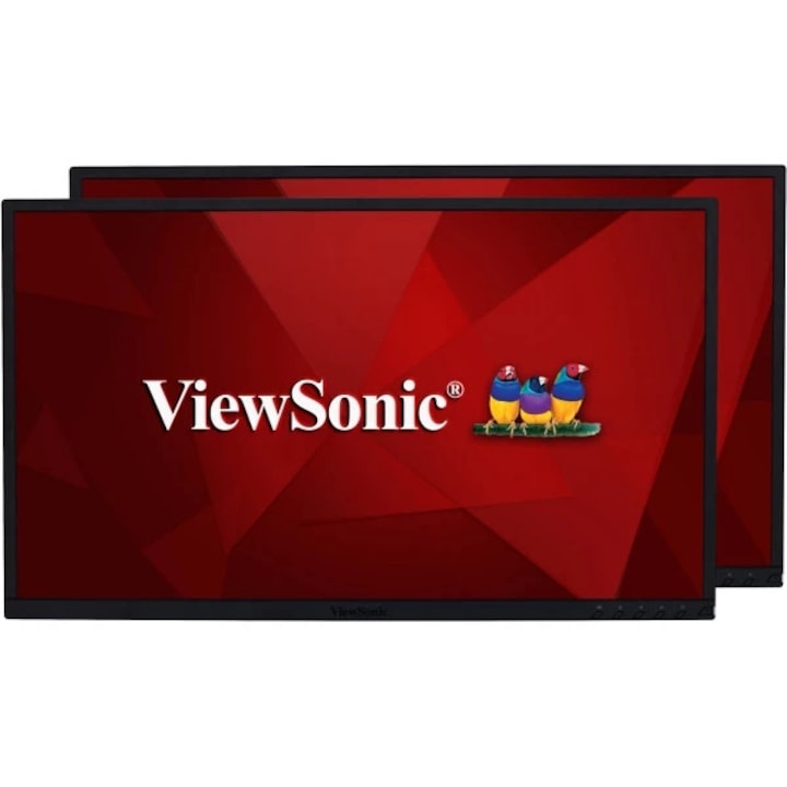 ViewSonic VG2448_H2 Dual Monitor, Pack 23.8", IPS, Full HD,1920x1080, 5ms, 250cd/m2,D-Sub,HDMI, DP, VESA, nincs talp