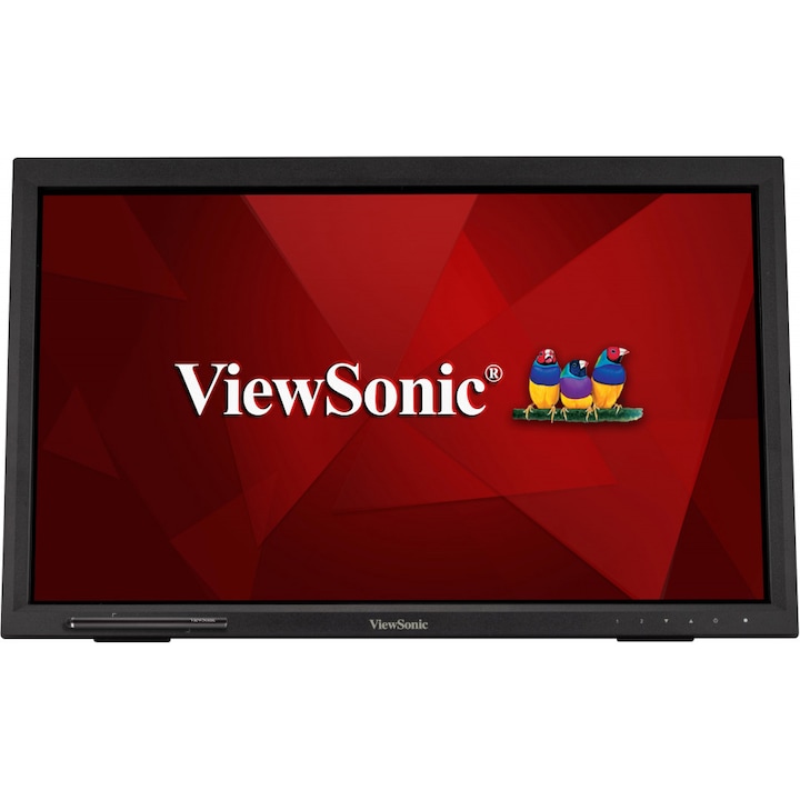 ViewSonic TD2223 Hordozható Monitor, 21,5", TN, Full HD, 1920x1080, 10 pontos érintés, 5ms, 250cd/m2, VGA, DVI, HDMI, USB, SPK