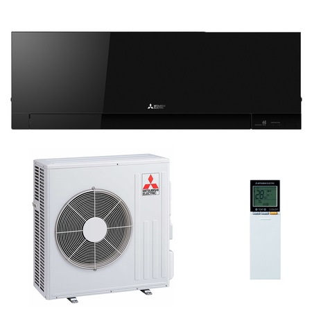 Aparat de aer conditionat Mitsubishi Electric Kirigamine Zen Black MSZ-EF50VE2B-MUZ-EF50VE Inverter 18000 BTU, Clasa A++, Curatare rapida, Auto-diagnoza, Racire economica, Auto-diagnoza, Wi-Fi Ready