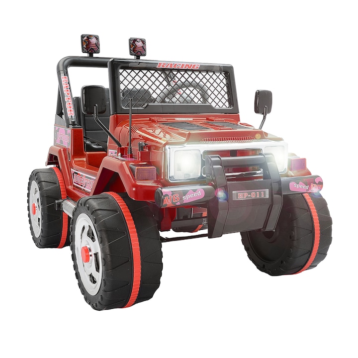 Mappy Drifter Elektromos 2 személyes Jeep gyerekeknek távírányítóval, Piros