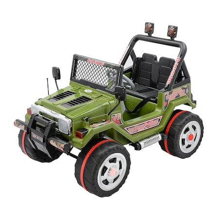 Masinuta electrica pentru copii Mappy, cu 2 locuri, Drifter Jeep, Verde