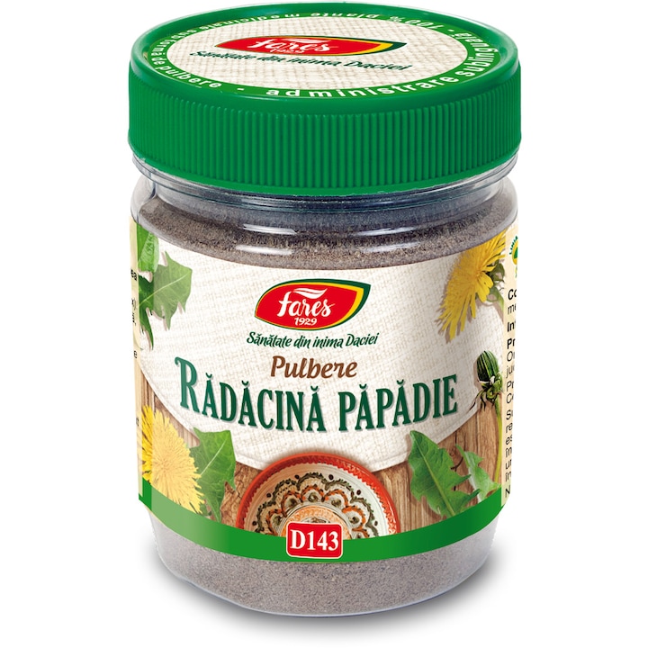 Radacina de Papadie, Pulbere din Plante Medicinale, 70 gr, Fares