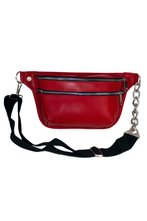 Női kézitáska, Dazoriginal, eco-bőr, piros, 23 x 15 x 8 cm