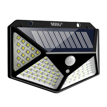 Panou Led Solar MRG A-CL100, 100 LED-uri SMD, Senzor miscare, Incarcare solara Panou Led Solar MRG A-CL100, 100 LED-uri SMD, Senzor miscare, Incarcare solara