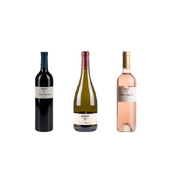 Pachet 3 sticle de vin, Crama S.E.R.V.E., Premium, 0.75 l Pachet 3 sticle de vin, Crama S.E.R.V.E., Premium, 0.75 l