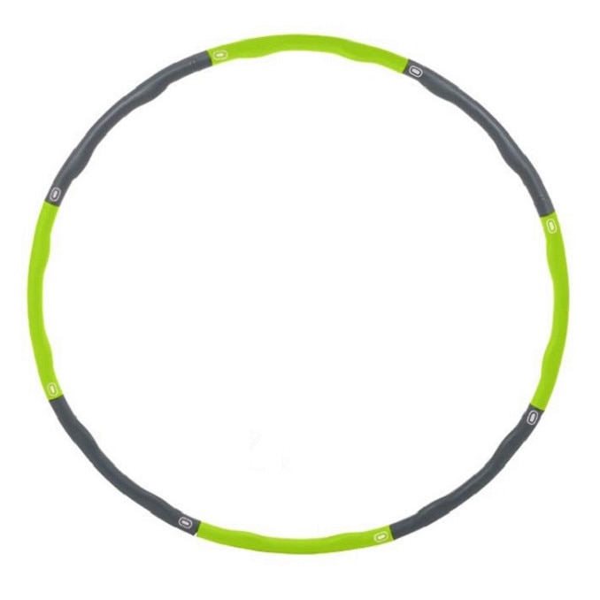 Cerc fitness Hula Hoop Hulaho Verde-Gri 60 cm