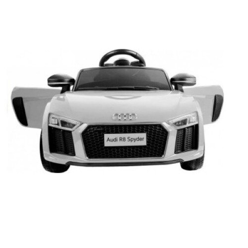 Masina electrica pentru copii, Audi R8 Spyder, Alb