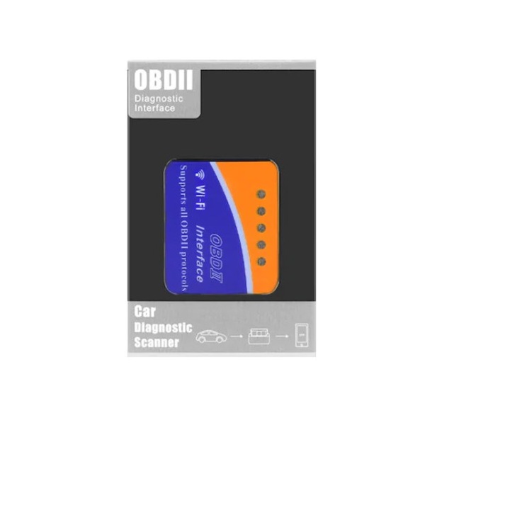 OBD II interfész, WiFi autódiagnózis a telefonon, Fekete