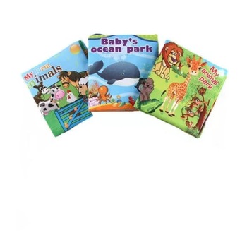 Set 3 carti amuzante pentru bebelusi cu animale Set 3 carti amuzante pentru bebelusi cu animale