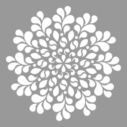 Sablon 590*590mm Refolosibil Mandala Vortex