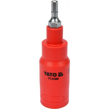 Bit hexagonal Yato izolat 6x75 mm cu adaptor 3/8” Bit hexagonal Yato izolat 6x75 mm cu adaptor 3/8”