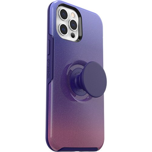 Carcasa Otter Box + Pop Symmetry, compatibil cu iPhone 12 Pro Max ,rezistenta la socuri, violet