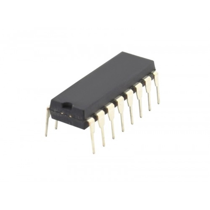 Circuit integrat, 4bit, contor binar, contor decada, DIP16, THT, TEXAS INSTRUMENTS - SN74LS390N
