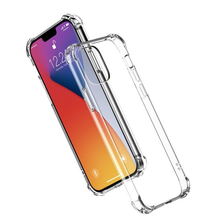 Калъф за телефон Ugreen Protective Silicone Case Soft Flexible Rubber за iPhone 12 mini, прозрачен