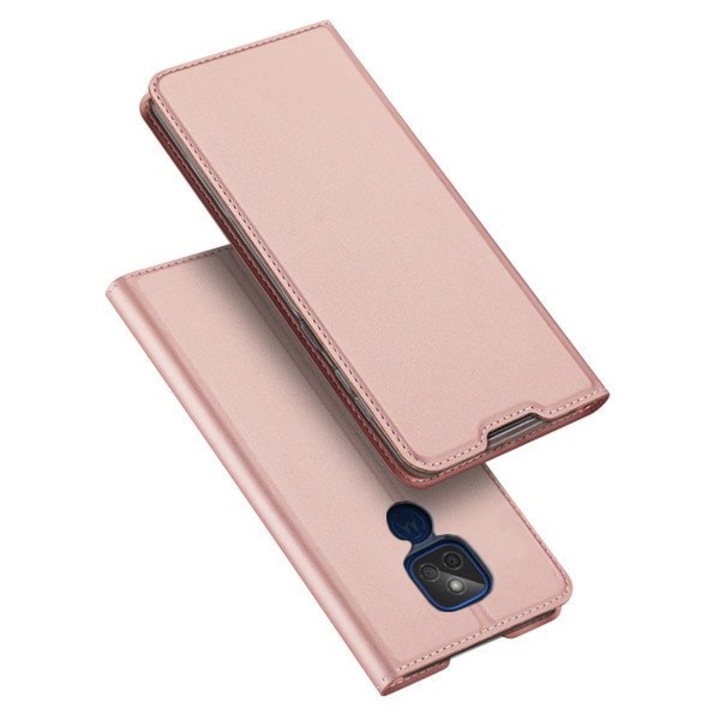 Калъф за телефон Dux Ducis Skin Pro за Motorola Moto G9 Play/ Moto E7 Plus, розов