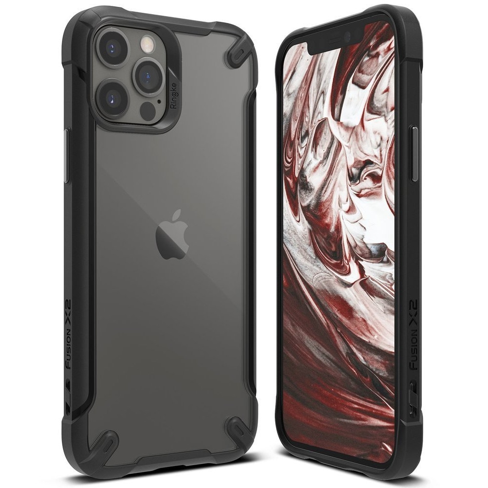 Husa Ringke Fusion X2 pentru iPhone 12 Pro / iPhone 12 Negru