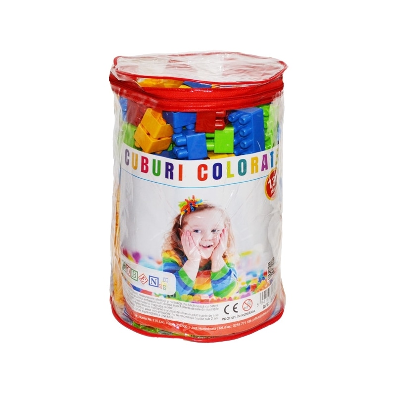 Set cuburi 130 piese, 7toys