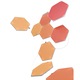 Kit panouri luminoase modulare inteligente Nanoleaf Shapes Hexagons Starter Kit, LED RGBW, Wi-Fi, compatibil iOS/Android, 9 panouri