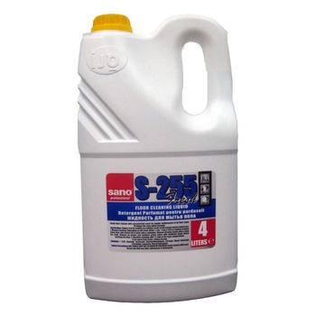 Detergent profesional Sano Floor S-255 pentru pardoseli, 4l Detergent profesional Sano Floor S-255 pentru pardoseli, 4l