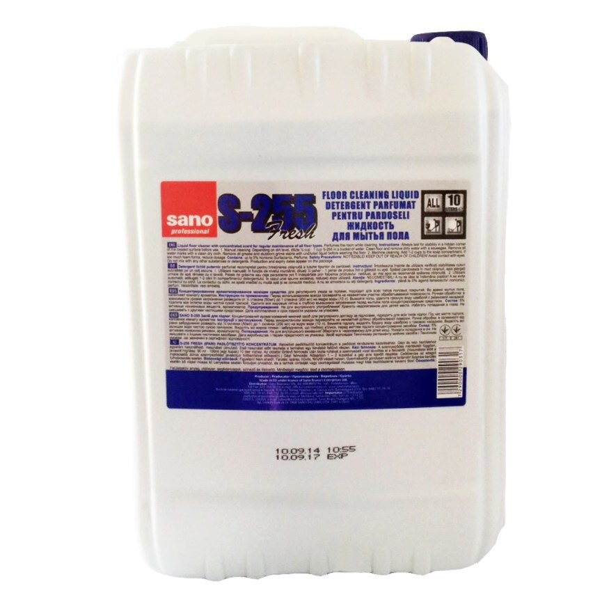 Detergent profesional Sano Floor S-255 pentru pardoseli, 10l
