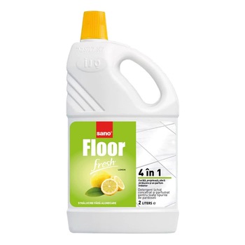 Detergent pentru pardoseli Sano Floor Fresh Lemon, 2l Detergent pentru pardoseli Sano Floor Fresh Lemon, 2l