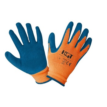 Manusi Latex Tricotate Albastre Evotools Professional, Marime 9, HGT Manusi Latex Tricotate Albastre Evotools Professional, Marime 9, HGT