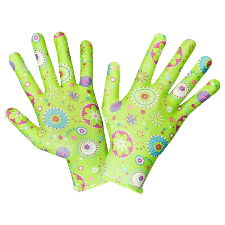 Manusi Gradina Motiv Floral Verde 9