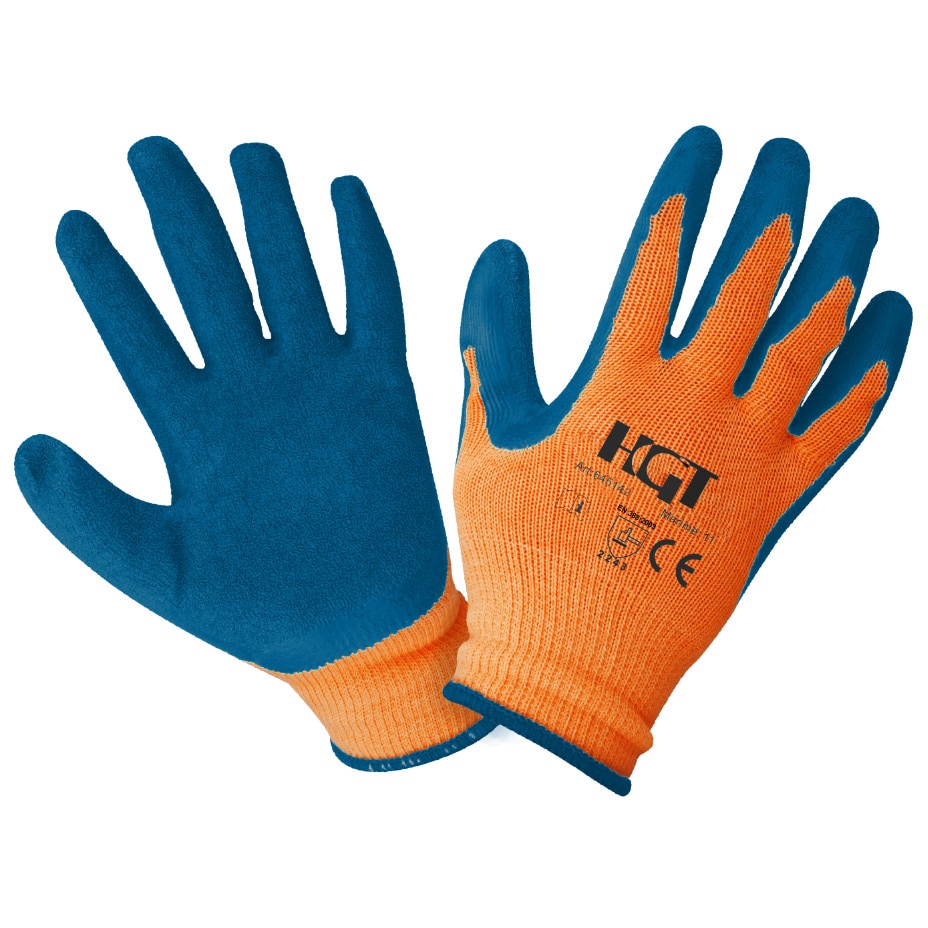 Manusi Latex Tricotate Albastre EvoTools, marimea 11