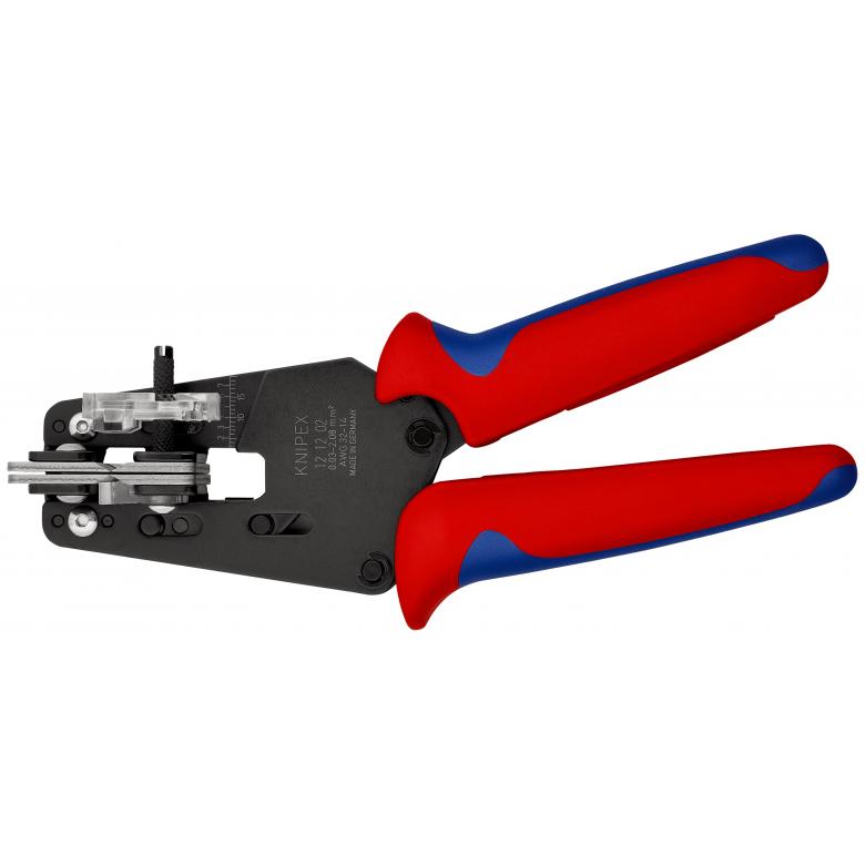 Cleste de precizie dezizolator cu cutite profilate, KNIPEX, 195 mm