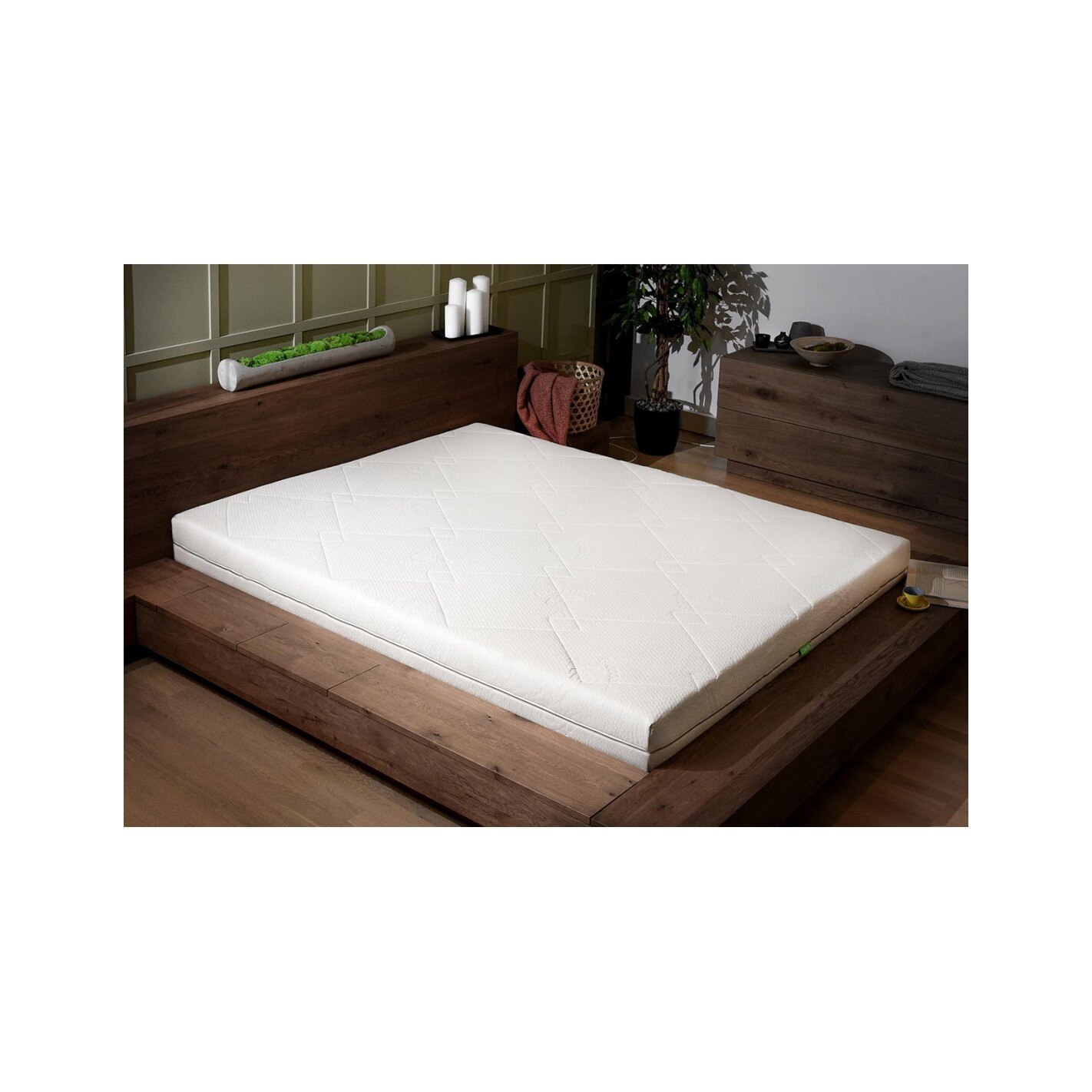 Saltea ortopedica BEST SLEEP Lemon, 90x200x15cm, cu latex, hipoalergenic, antibacterian, ferma