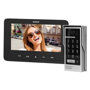 Videointerfon pentru o familie SCUTI ORNO OR-VID-VP-1073/B, color, monitor ultra-plat LCD 7 Videointerfon pentru o familie SCUTI ORNO OR-VID-VP-1073/B, color, monitor ultra-plat LCD 7