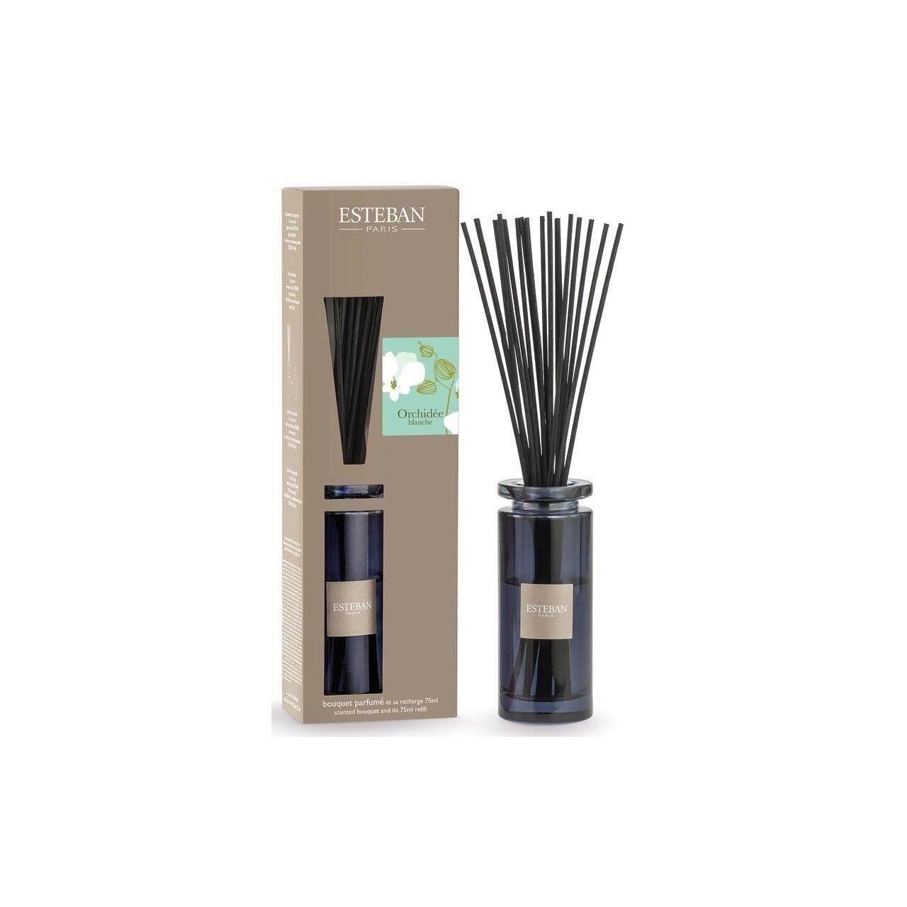 Difuzor Parfum Esteban Paris Orchidee Blanche & Rezerva 75ml