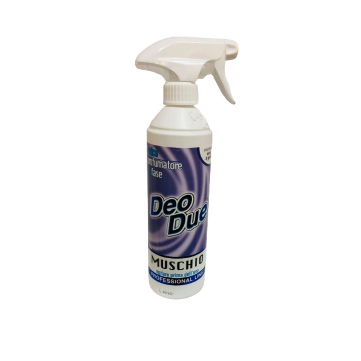 Parfum profesional pentru camera, Deo Due, 500 ml, Muschio, cu pulverizator