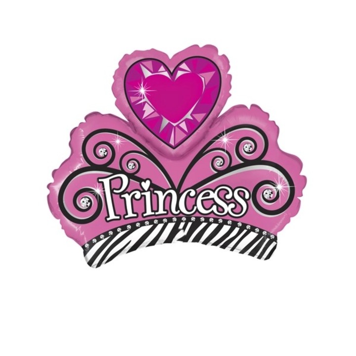 Balon folie mini figurina Tiara / Coronita printesa 31 * 32 cm