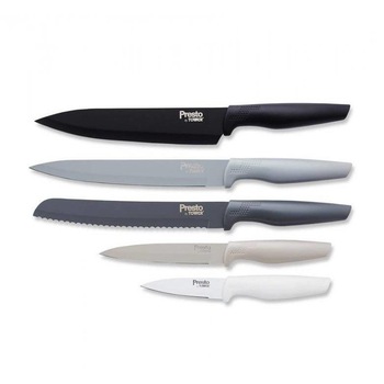 Set 5 Cutite Tower Presto PT851032, Calitate Exceptionala, Lame Otel Inoxidabil Set 5 Cutite Tower Presto PT851032, Calitate Exceptionala, Lame Otel Inoxidabil