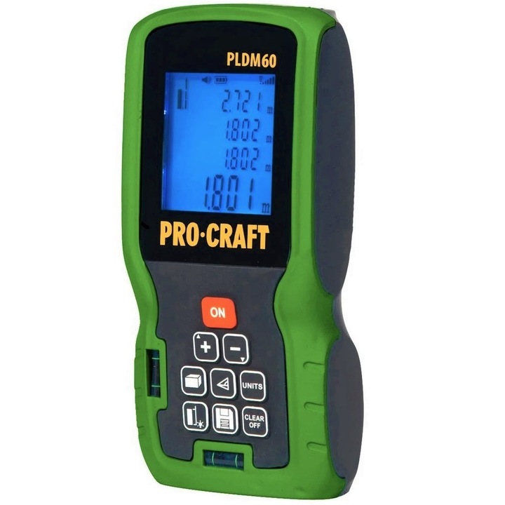 Dispozitiv masurare distanta telemetru cu laser ProCraft PLDM60