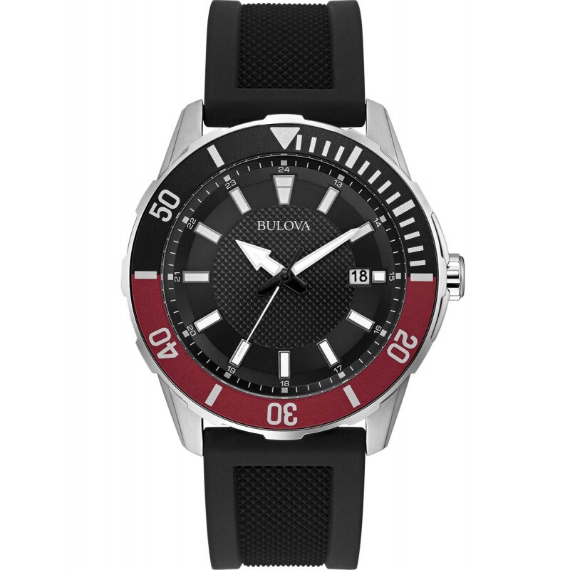 Ceas barbatesc Bulova 98B348 Quartz Argintiu