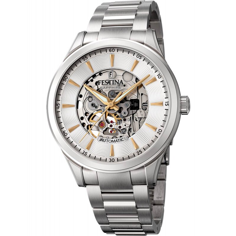 Ceas barbatesc Festina F20536/2 Automatic Argintiu
