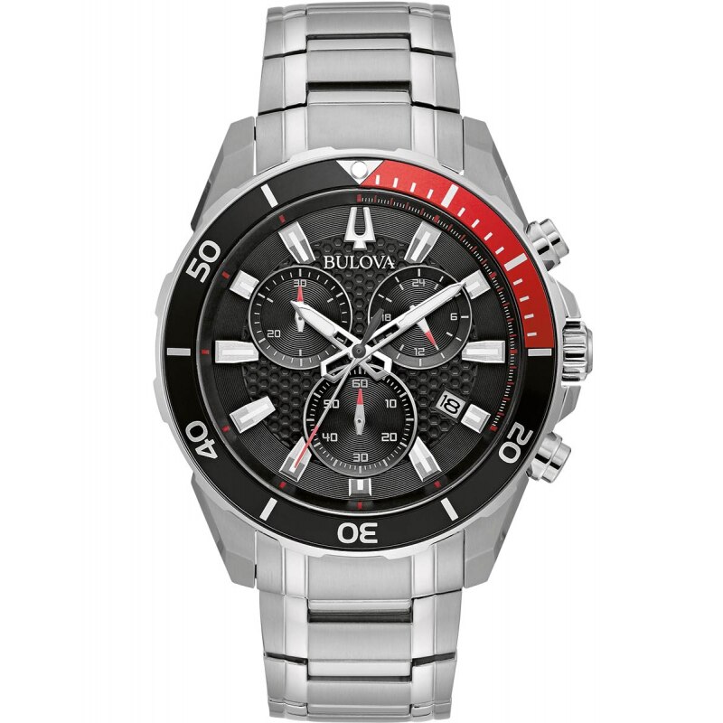 Ceas barbatesc Bulova 98B344 Quartz Argintiu